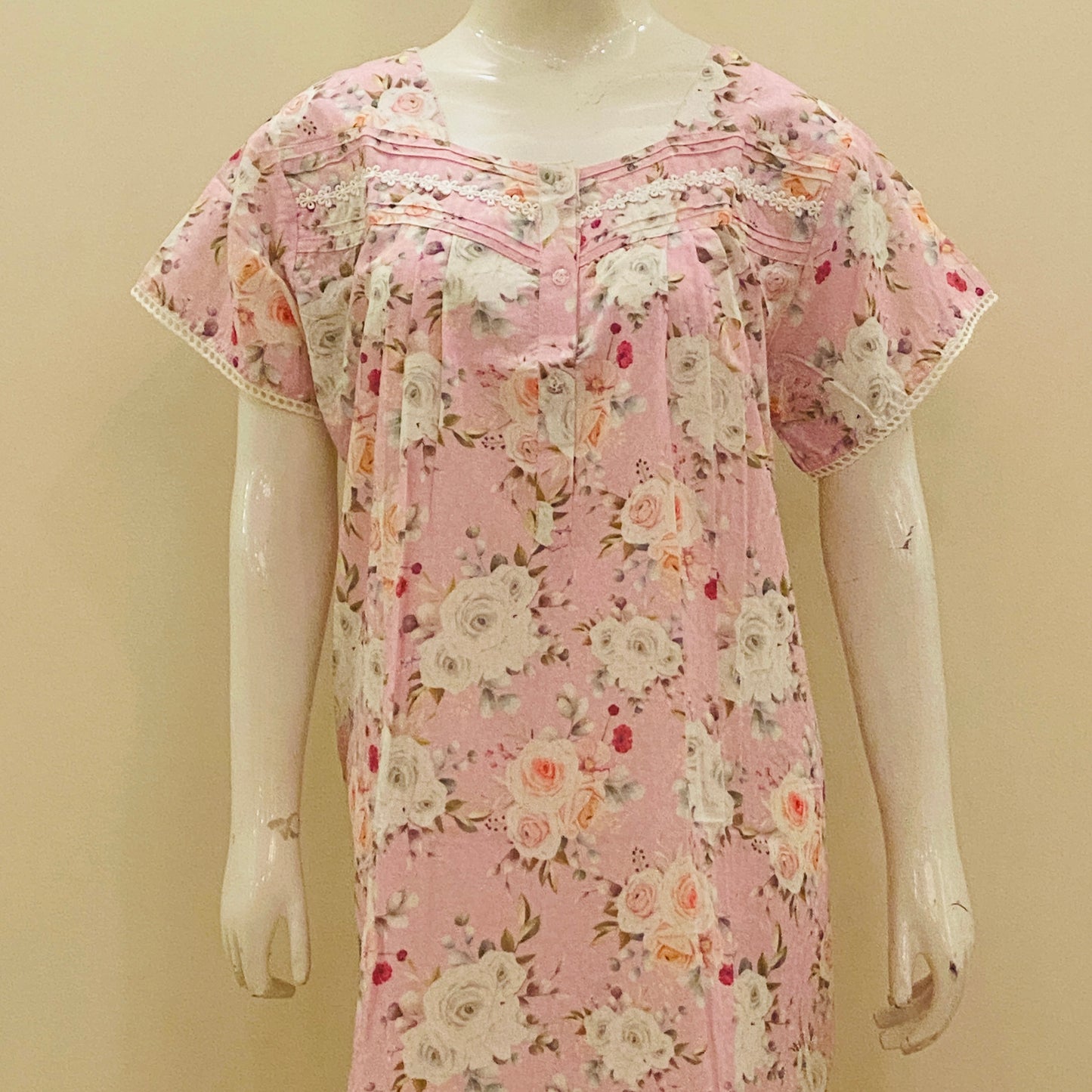 Cotton Yoke Nighty (SKU-39)