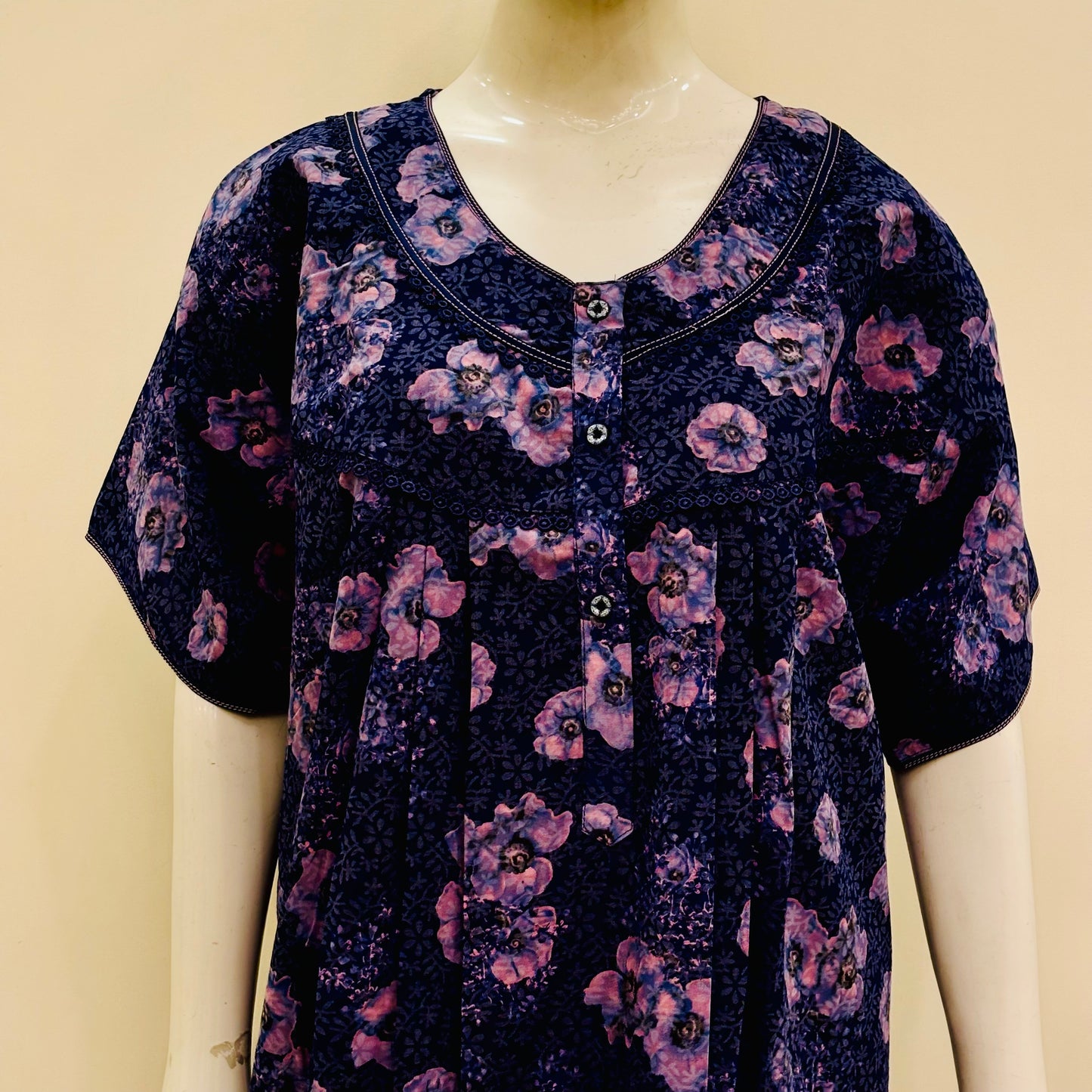 Cotton Yoke Nighty (SKU-208)