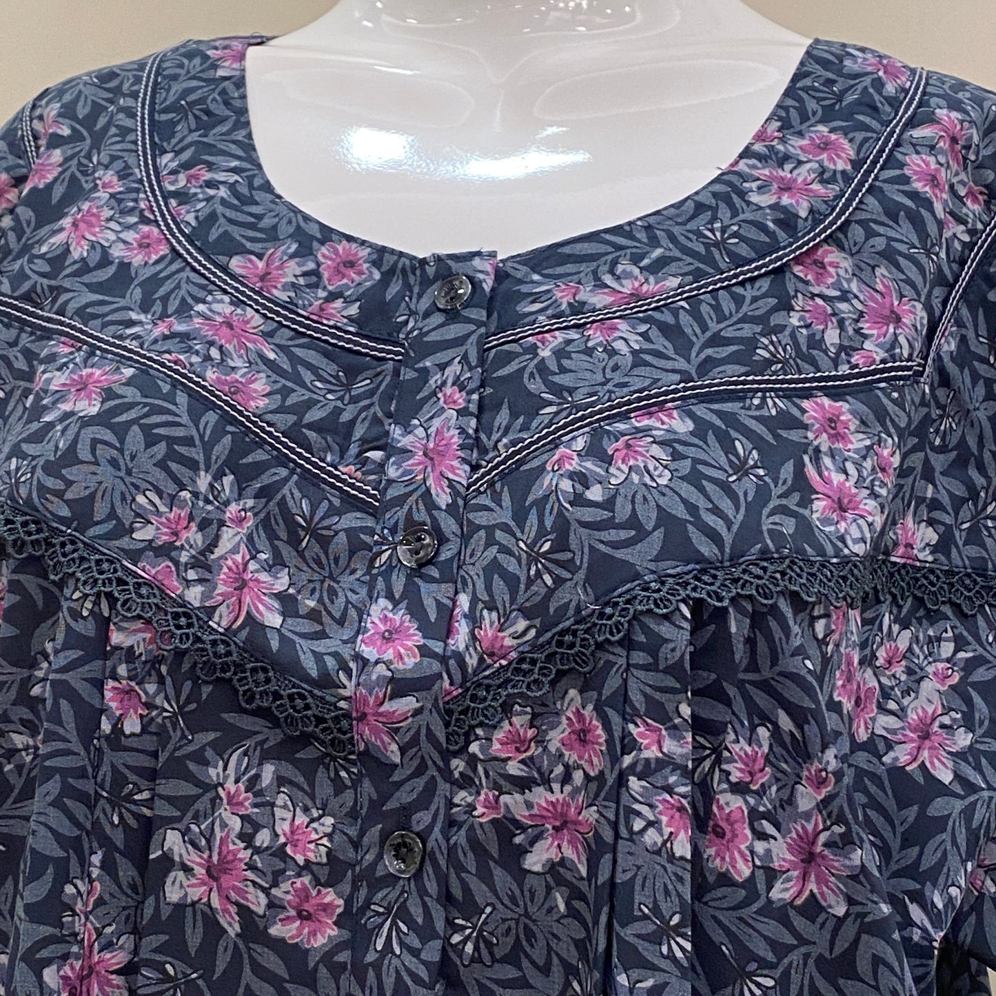Cotton Yoke Nighty (SKU-CY-35)