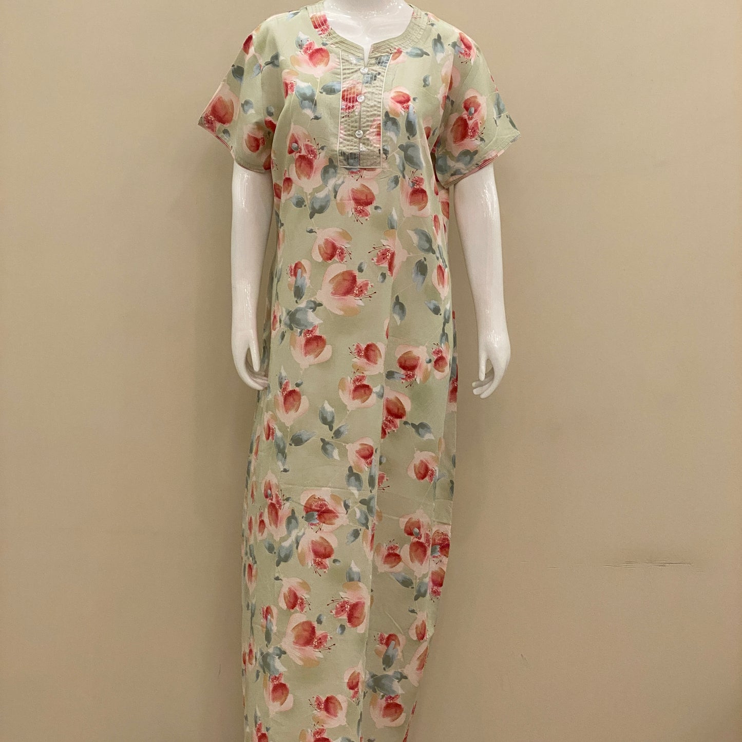 Cotton Rayon Straight Nighty (SKU-RA-10)