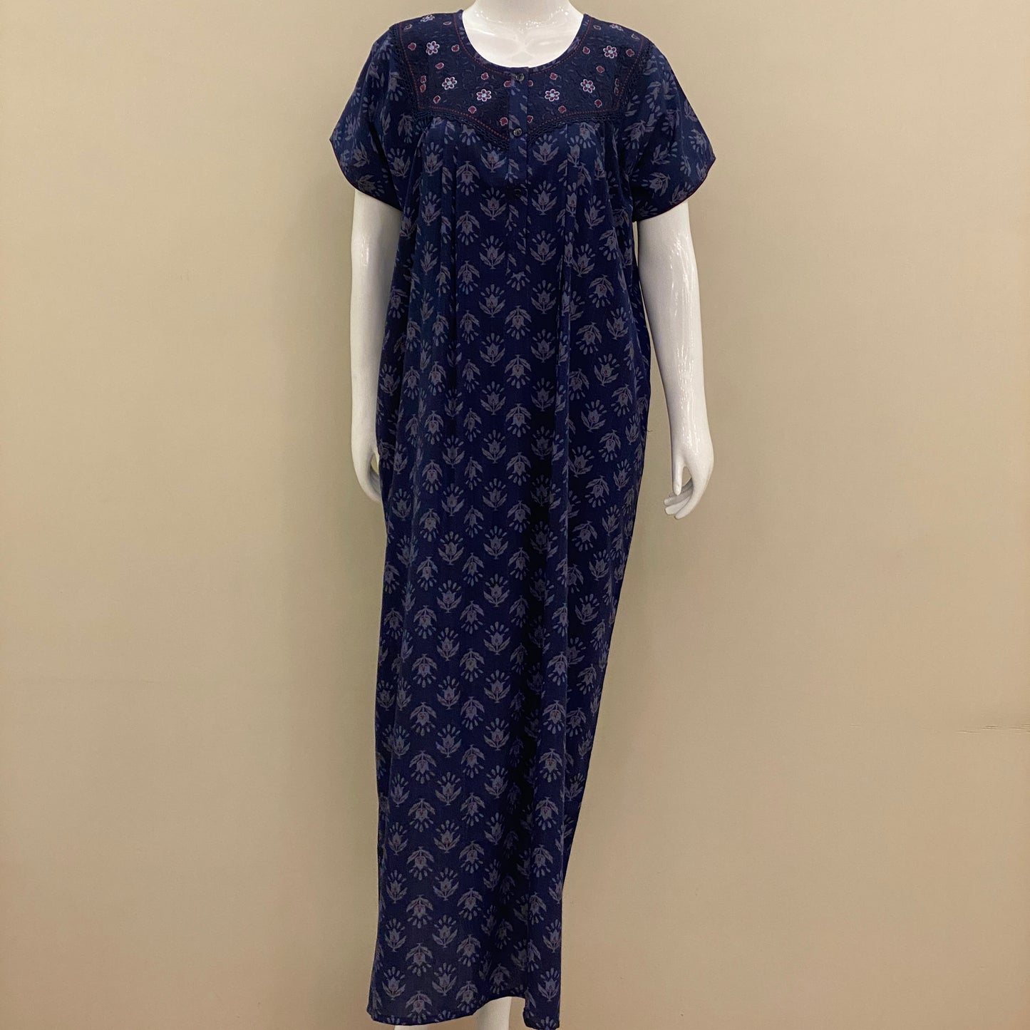 Cotton Yoke Nighty (SKU-547)