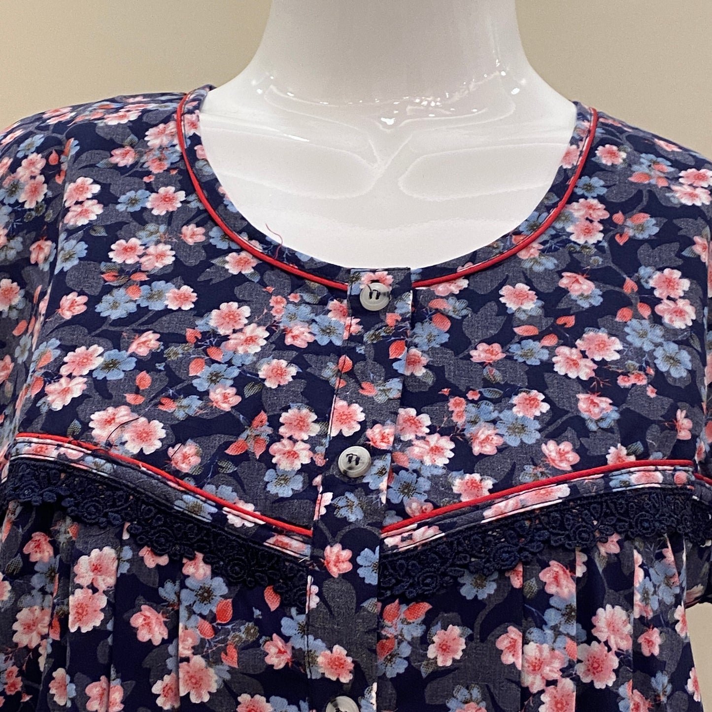 Cotton Yoke Nighty (SKU-537)