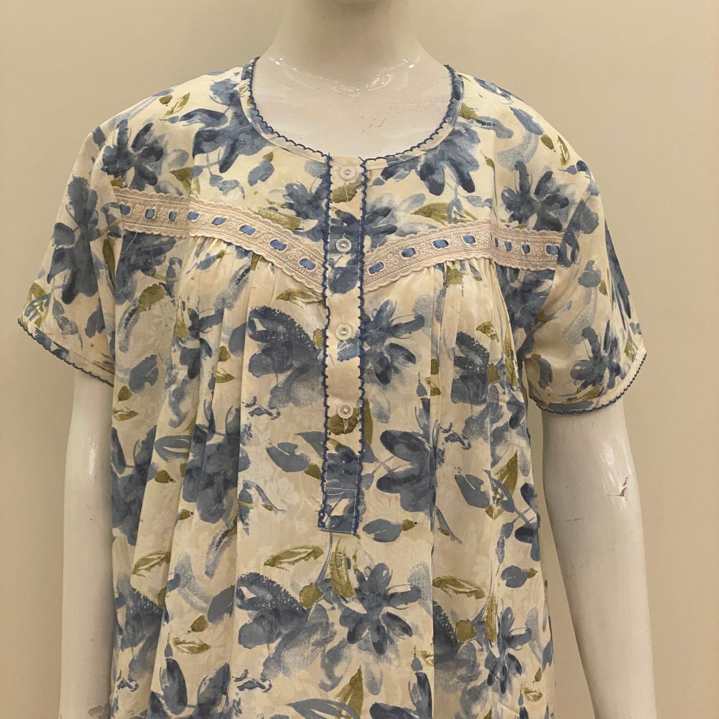 Cotton Yoke Nighty (SKU-428)