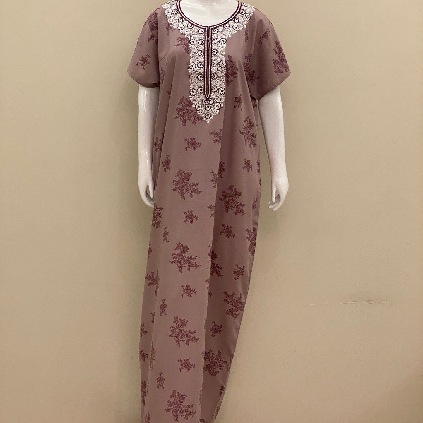 Cotton Straight Nighty(SKU-ALB-17)