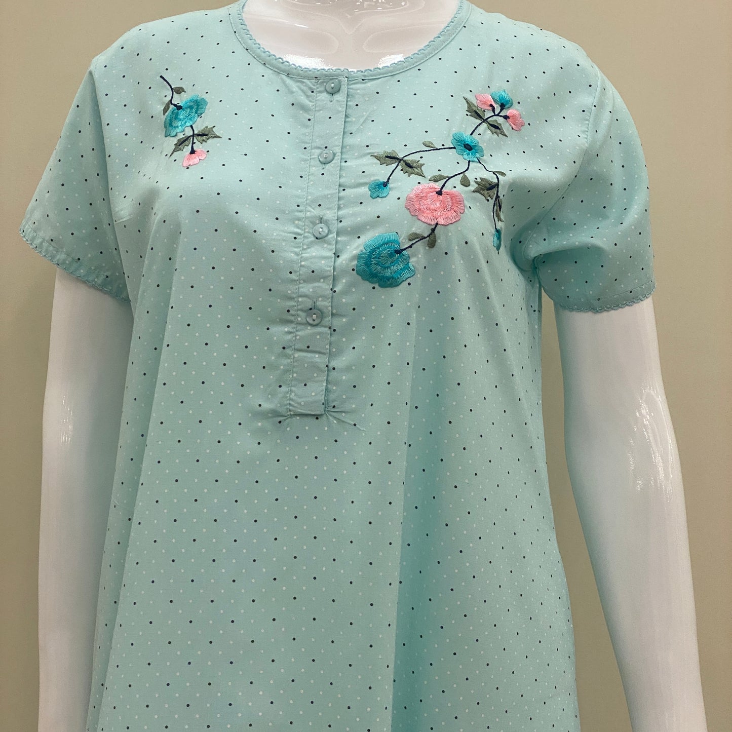 Cotton Straight Nighty (SKU-CA-673)