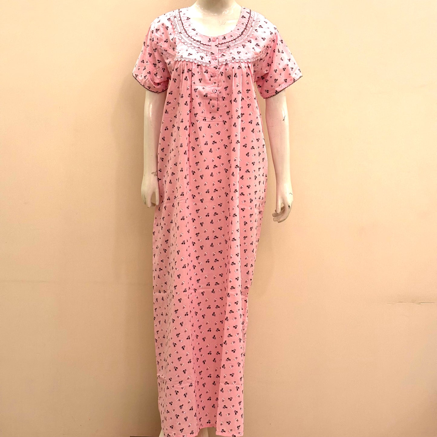 Cotton Yoke Nighty (SKU-138)