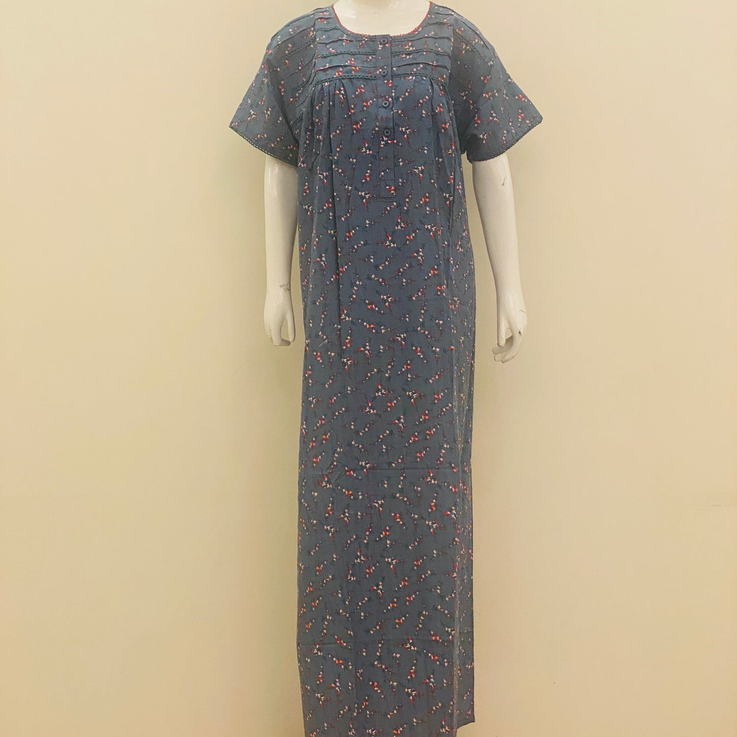Cotton Yoke Nighty -SKU -64