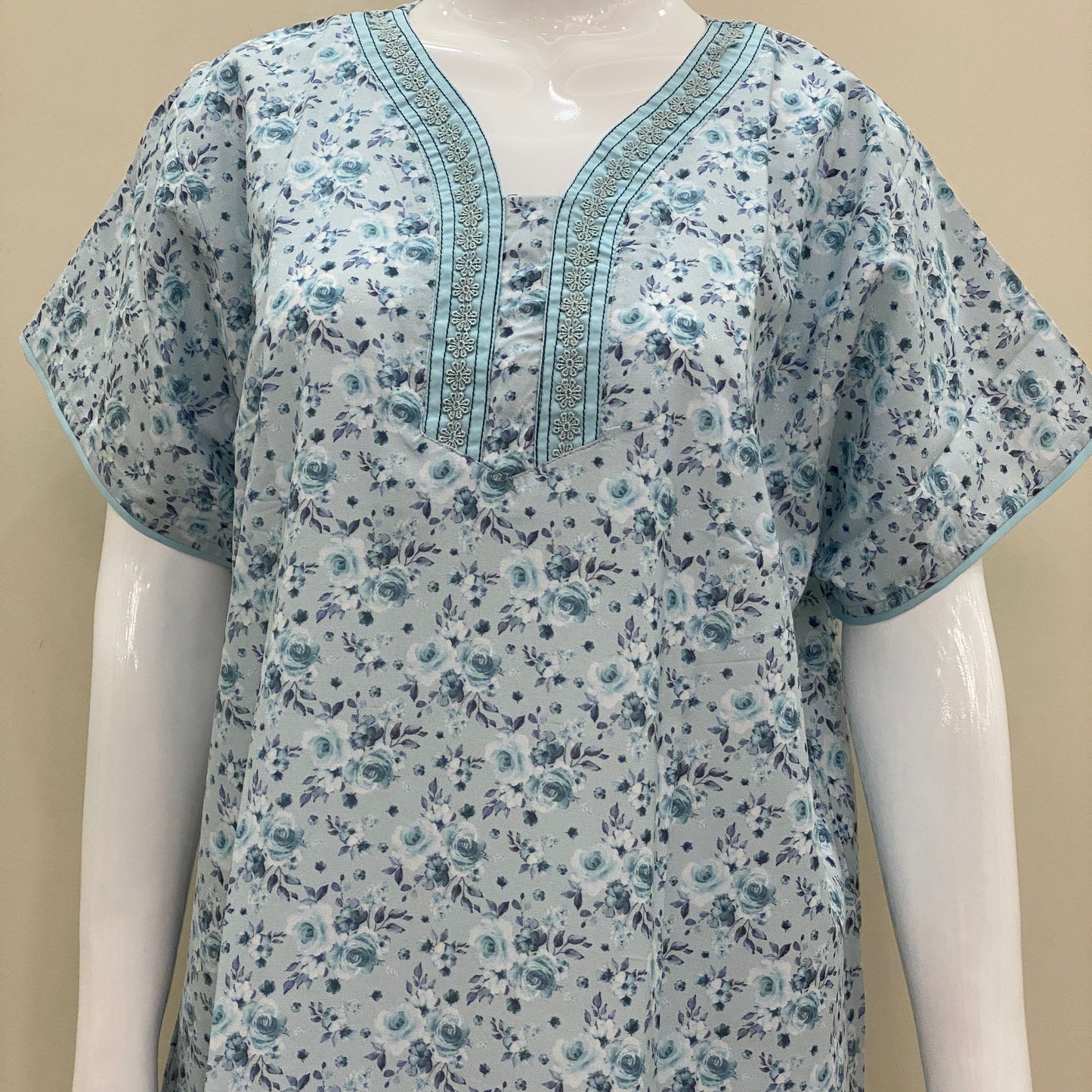 Cotton Lizy Bizy Straight Nighty (SKU-ALB-15)