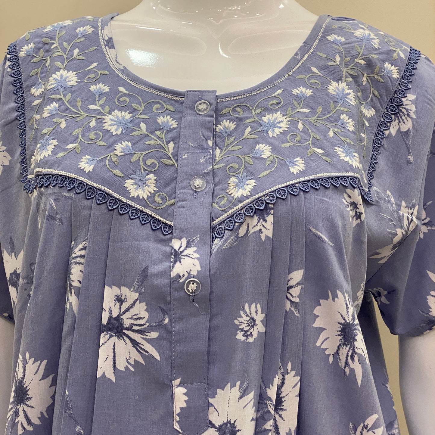 Cotton Yoke Nighty (SKU-CY-61)
