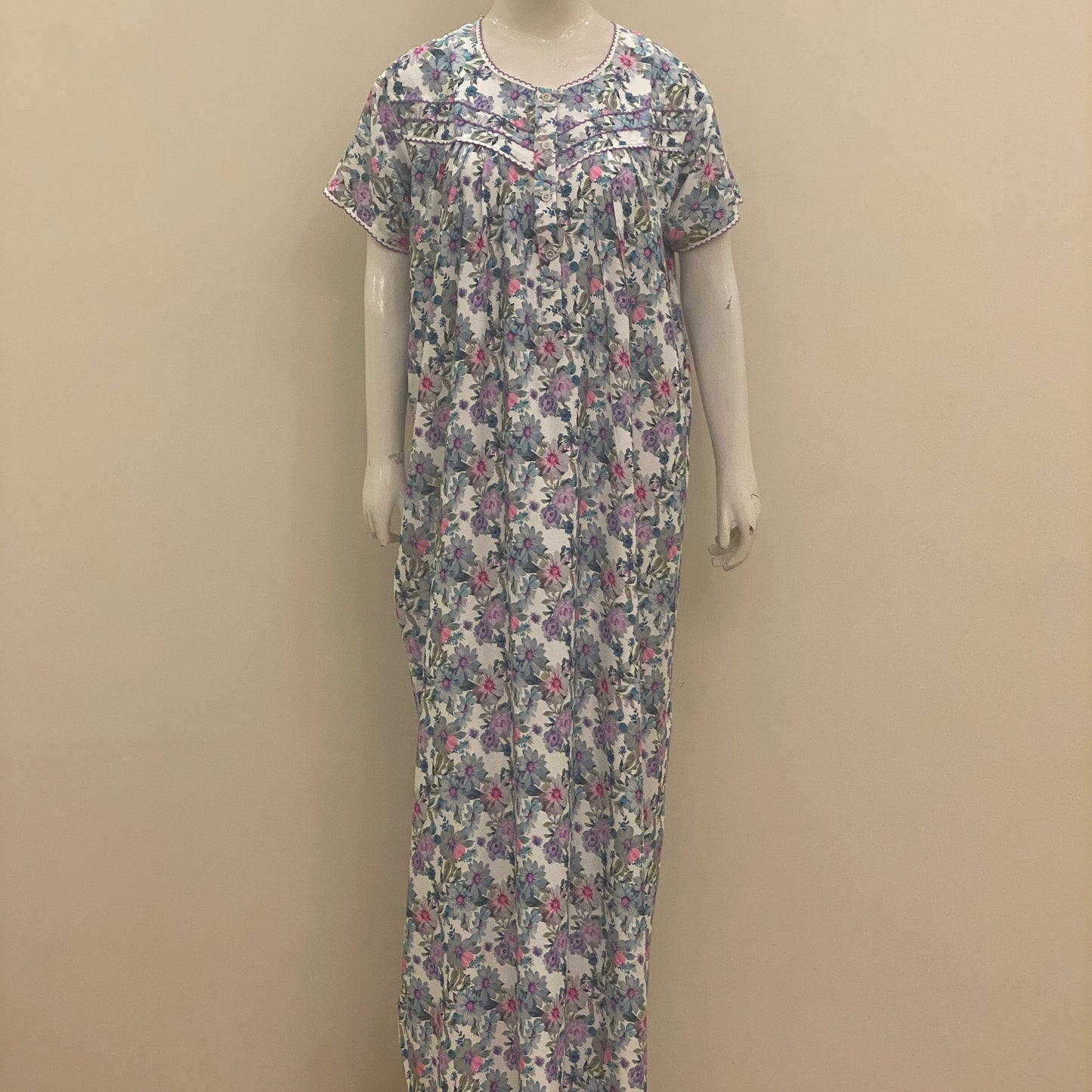 Cotton Yoke Nighty (SKU-421)