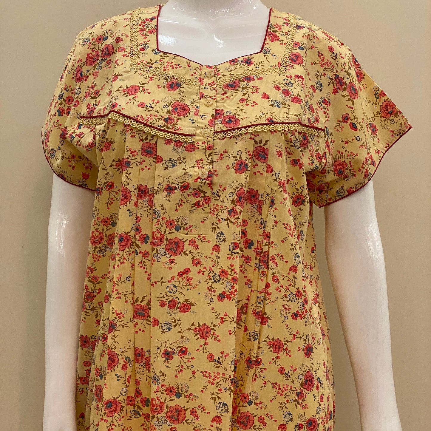 Cotton Yoke Nighty (SKU-CY-72)