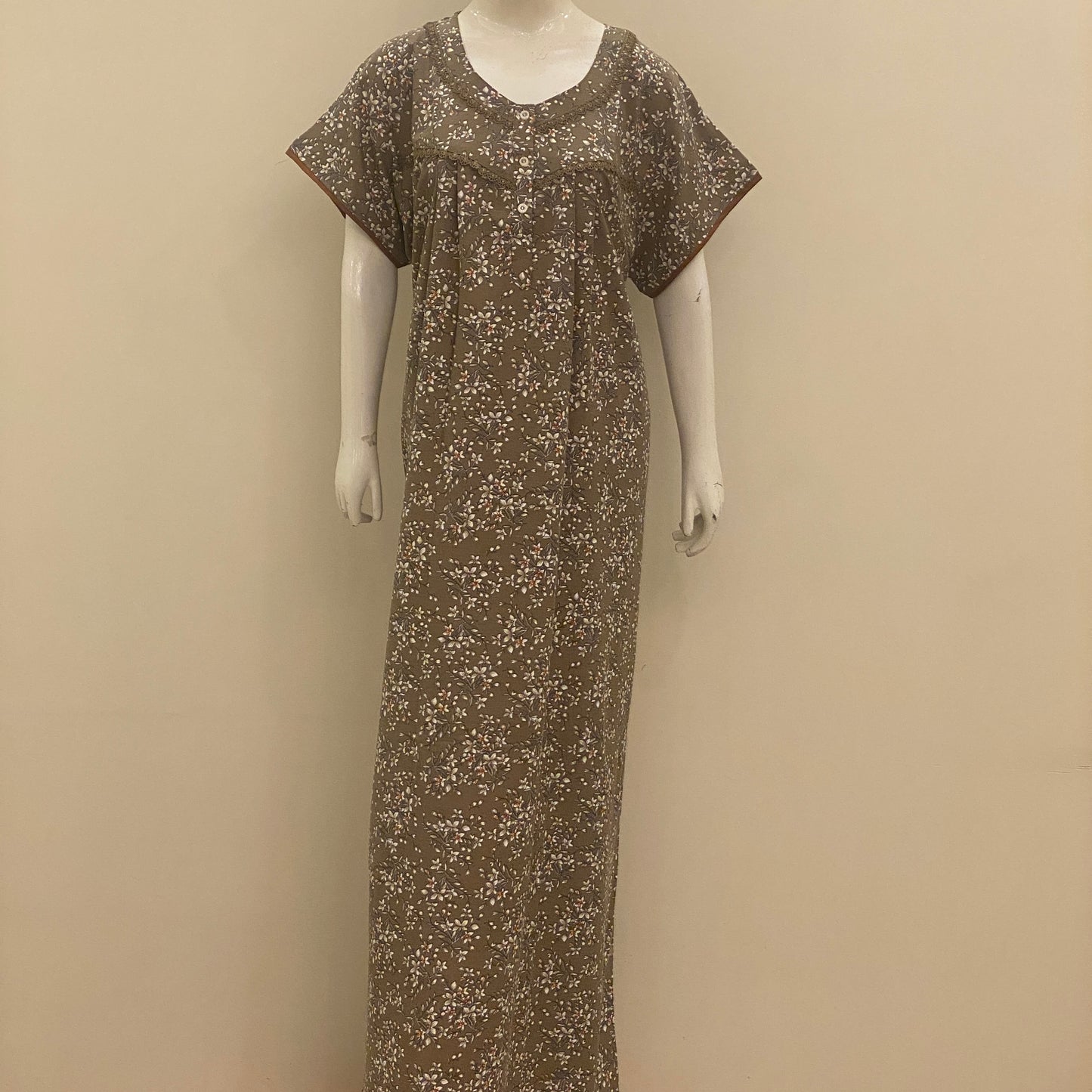 Cotton Yoke Nighty (SKU-451)