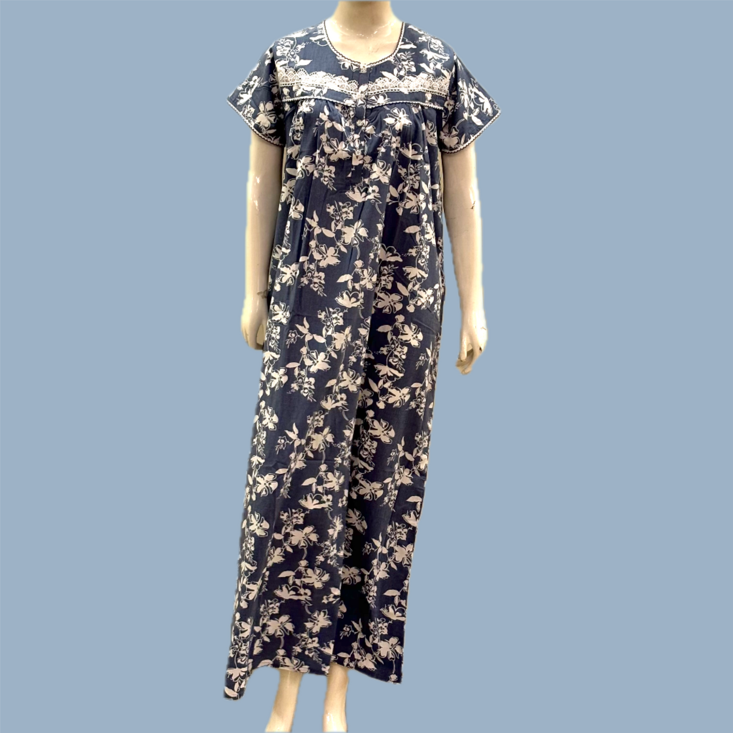 Cotton Yoke Nighty (SKU-143)