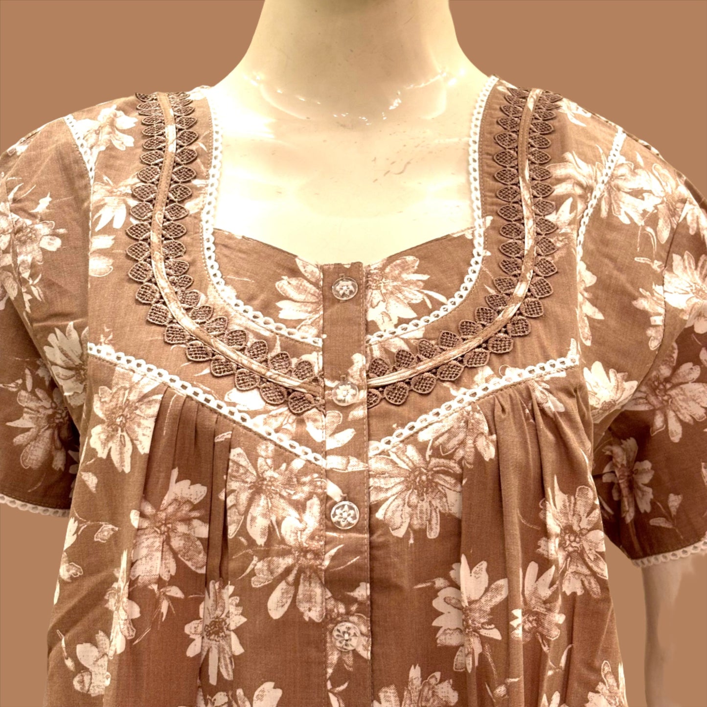 Cotton Yoke Nighty (SKU-145)