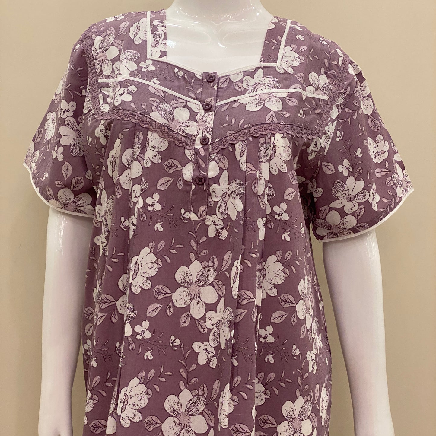 Cotton Yoke Nighty (SKU-CY-80)