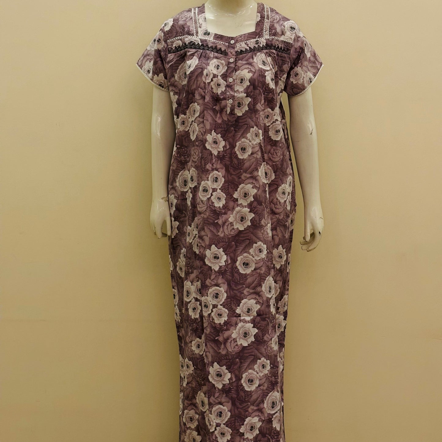 Cotton Yoke Nighty (SKU-152)