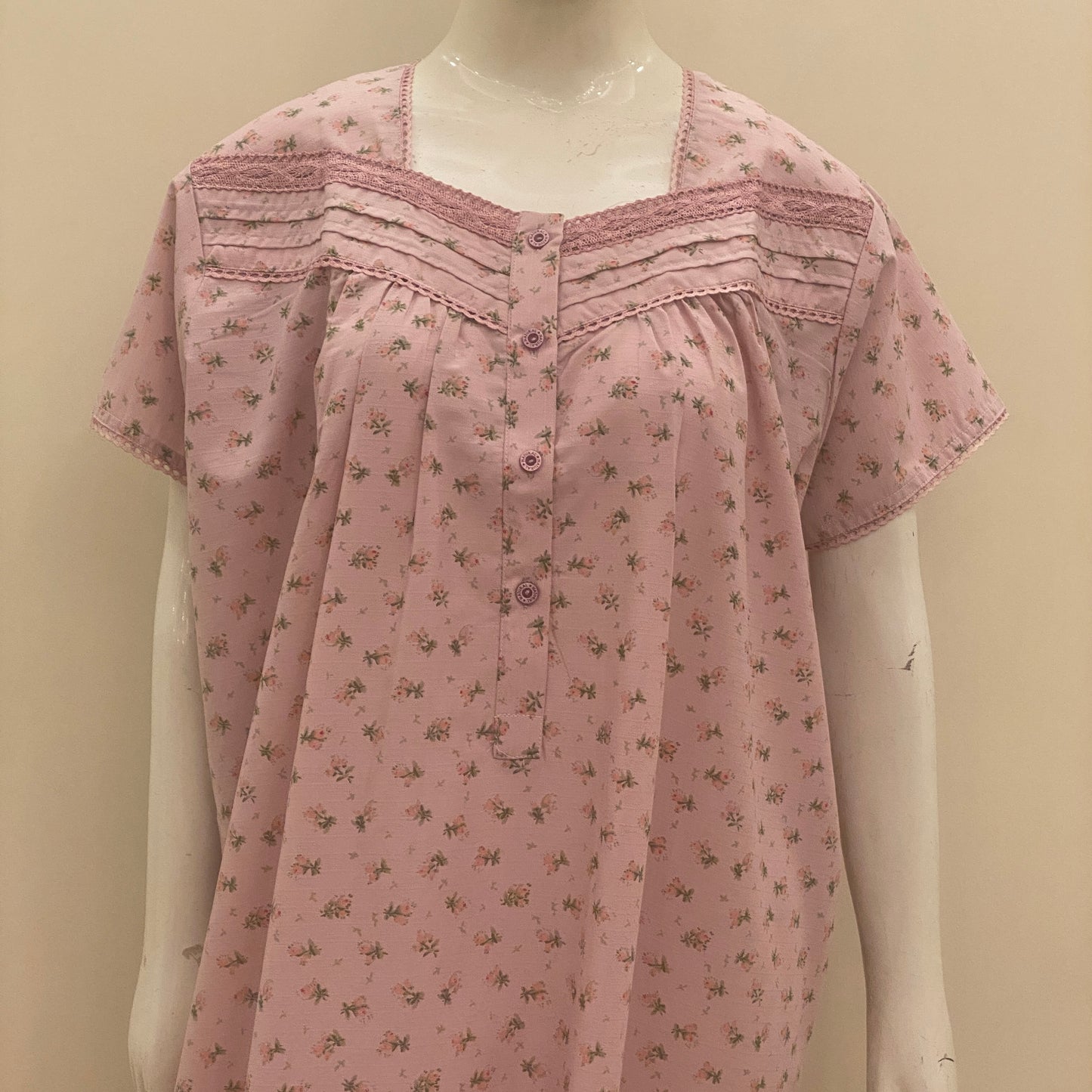 Cotton Yoke Nighty (SKU-406)