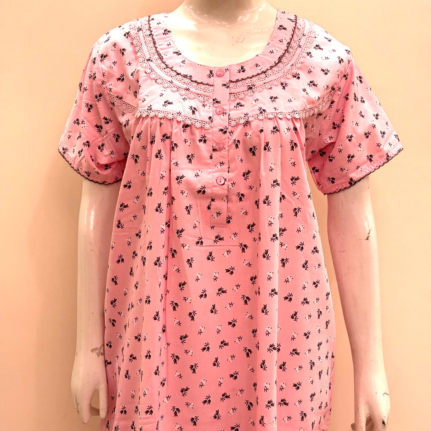 Cotton Yoke Nighty (SKU-138)