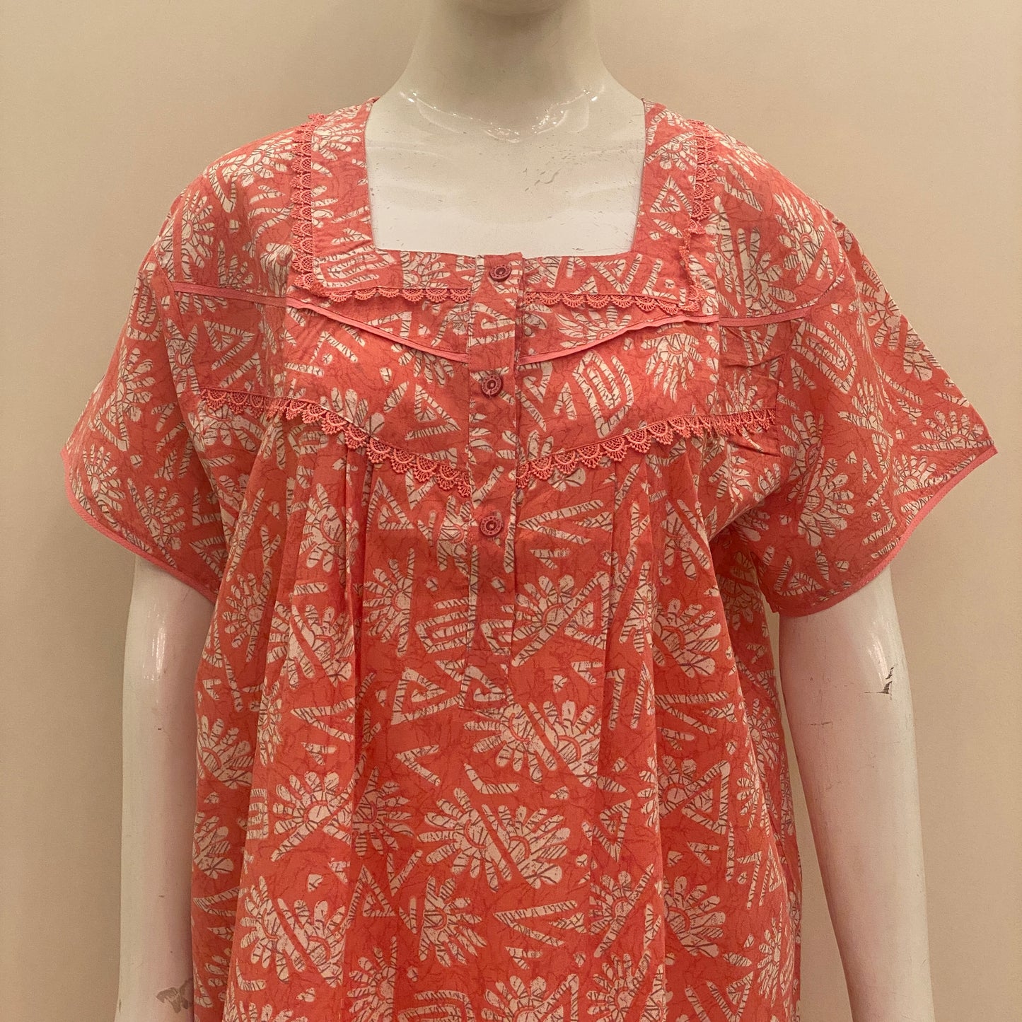 Cotton Yoke Nighty (SKU-458)