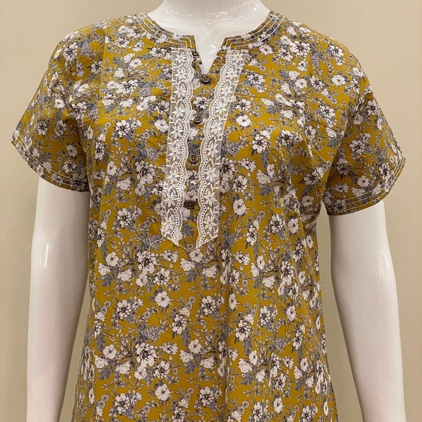 Cotton Straight Nighty (SKU-CA-3)