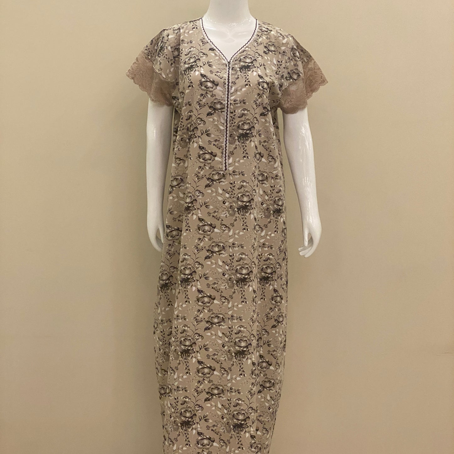 Cotton Rayon Straight Nighty (SKU-519)