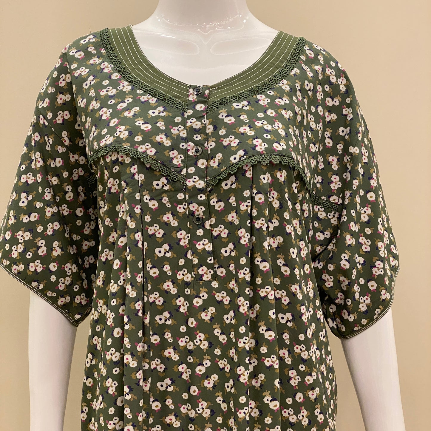 Cotton Yoke Nighty (SKU-606)
