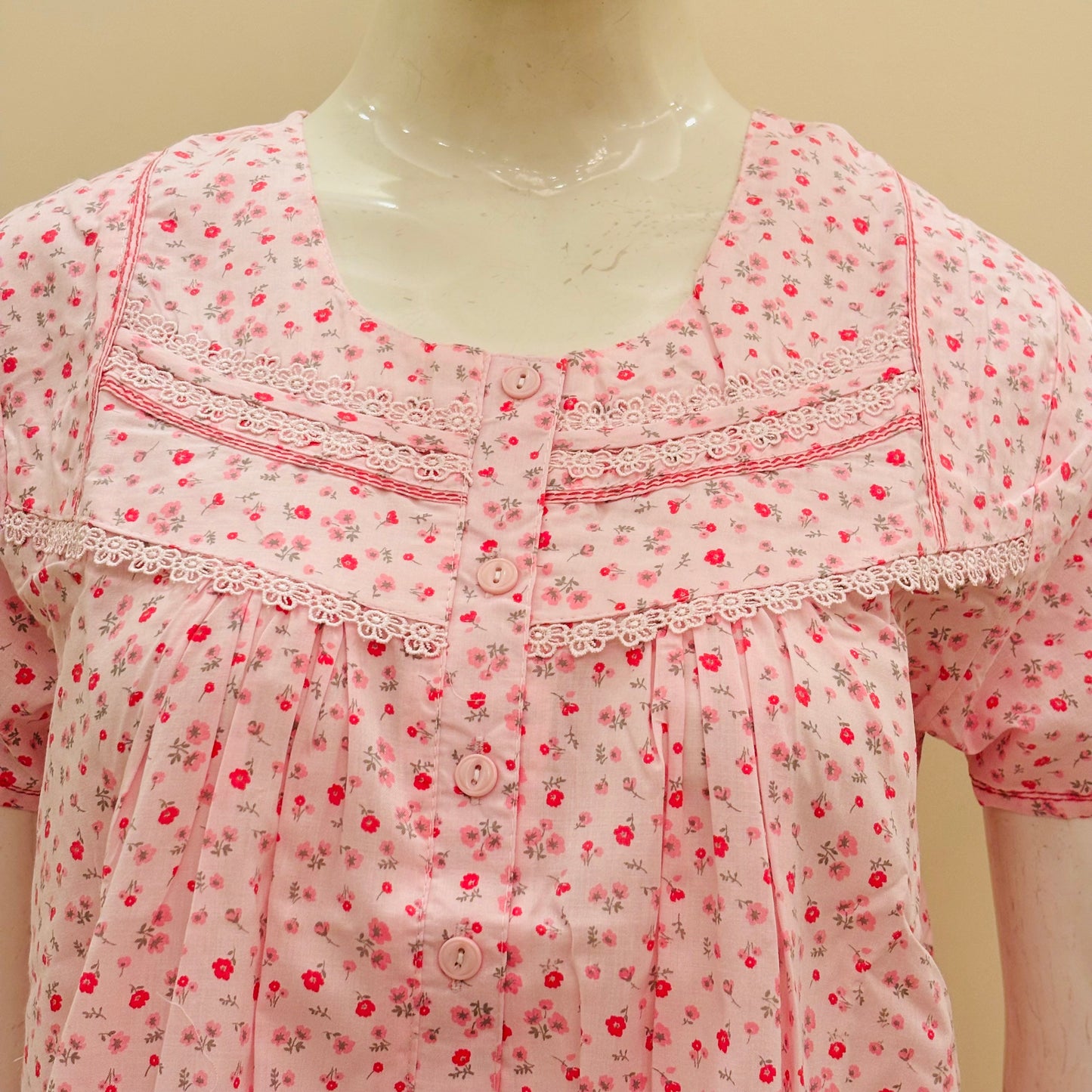 Cotton Yoke Nighty (SKU-163)