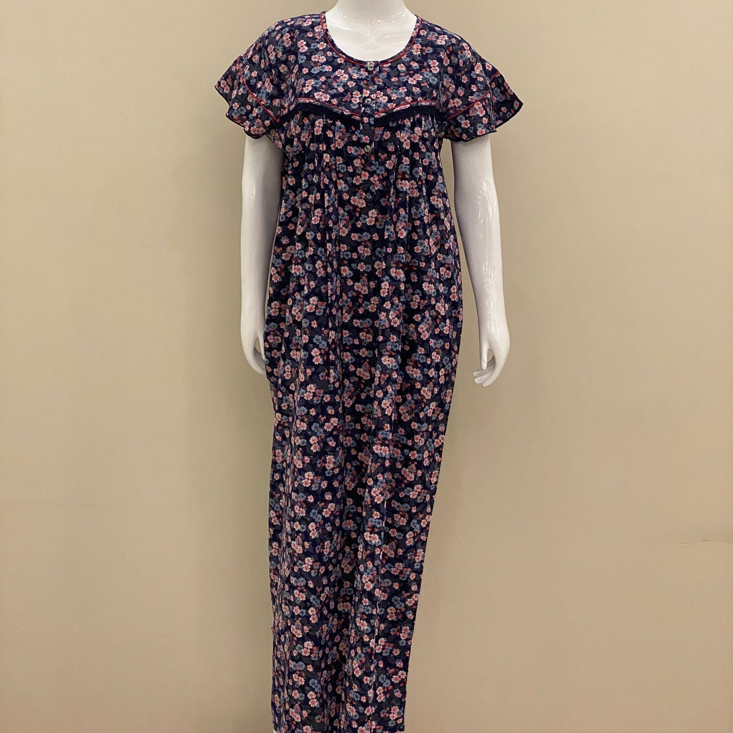 Cotton Yoke Nighty (SKU-537)