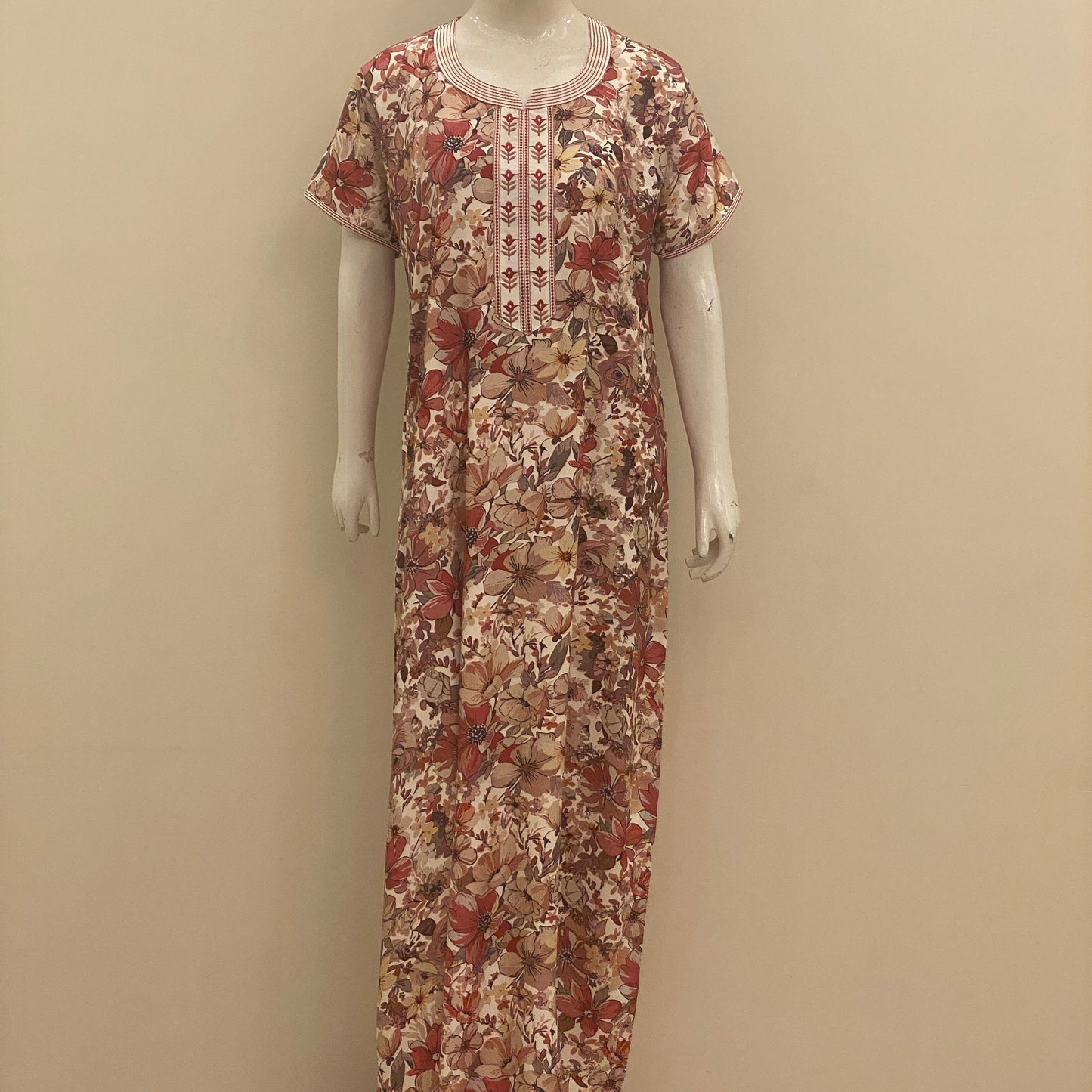 Cotton Rayon Straight- Nighty (SKU-474)