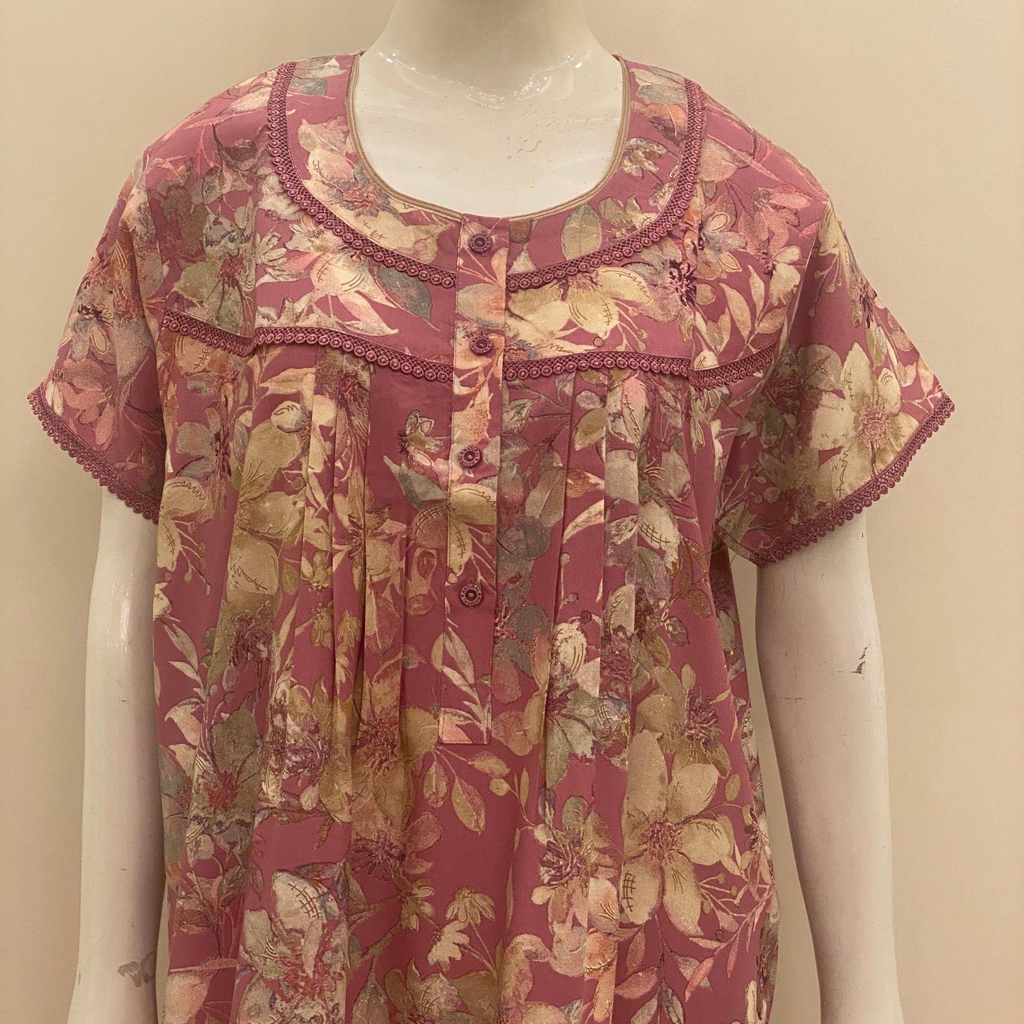 Cotton Yoke Nighty (SKU-432)