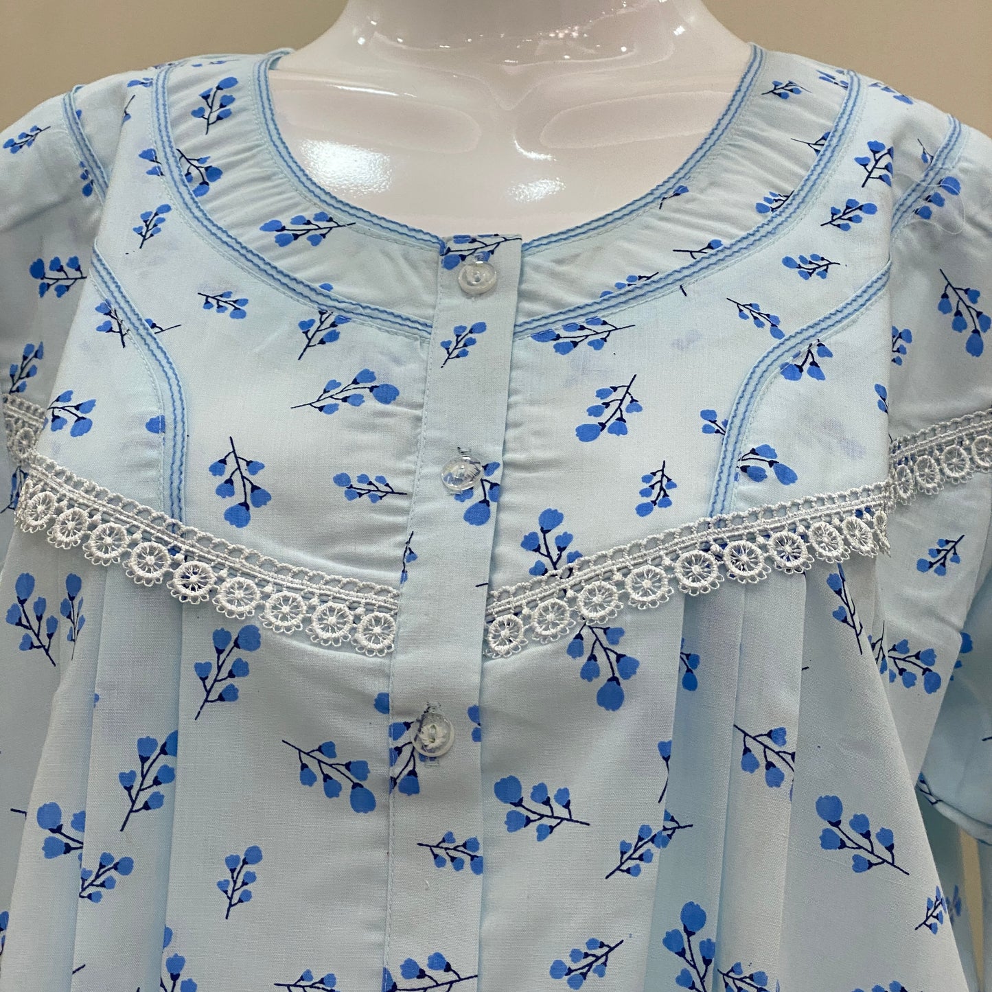 Cotton Yoke Nighty (SKU-CY-60)