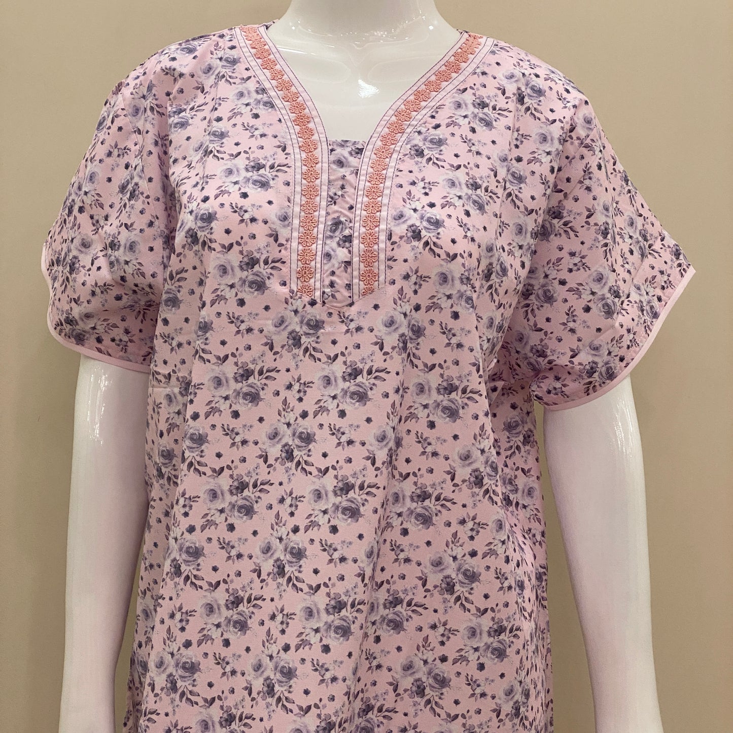 Cotton Lizy Bizy Straight Nighty (SKU-ALB-13)
