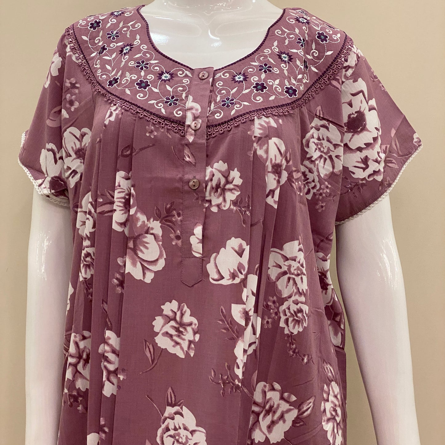 Cotton Yoke Nighty (SKU-CY-67)