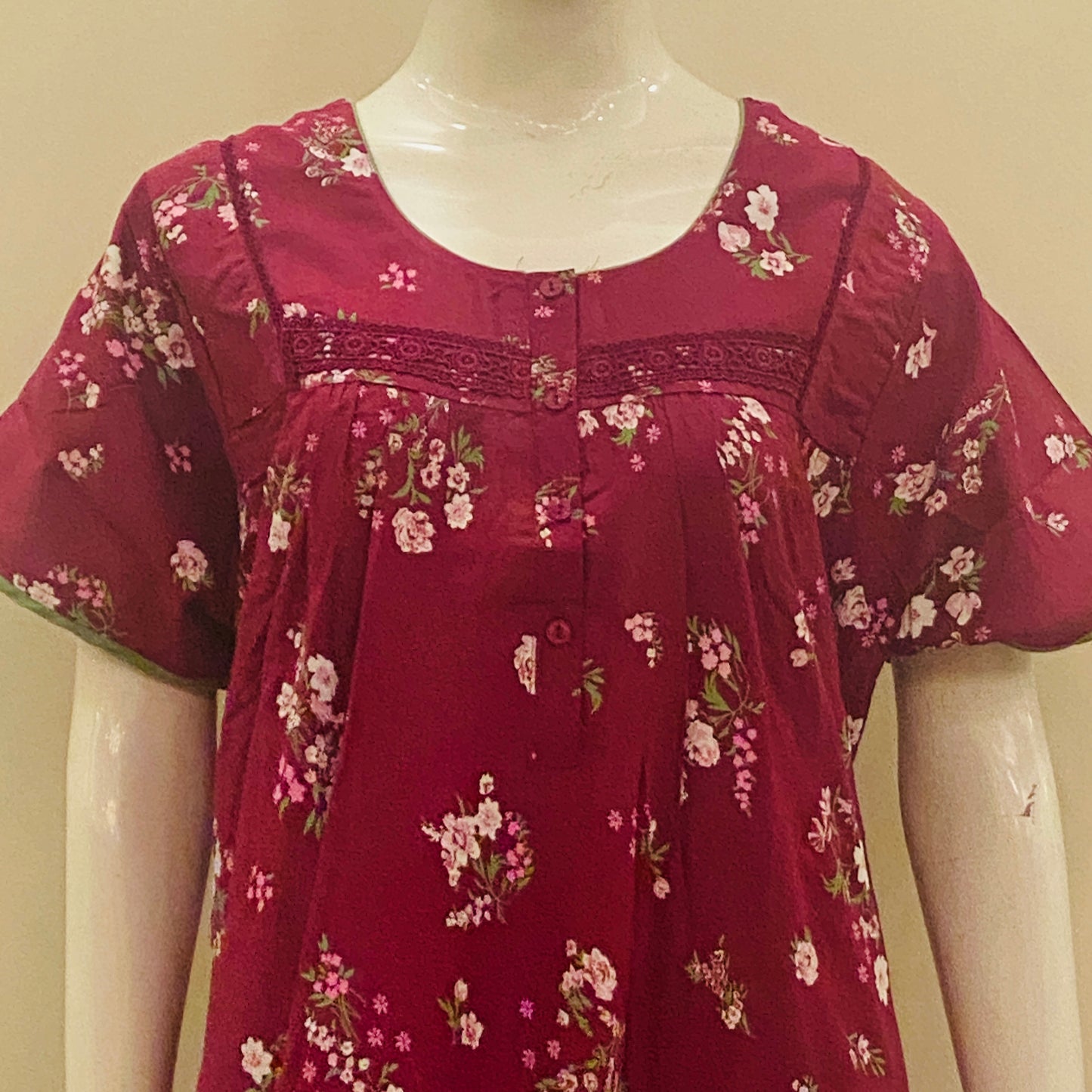 Cotton Yoke Nighty (SKU-24)
