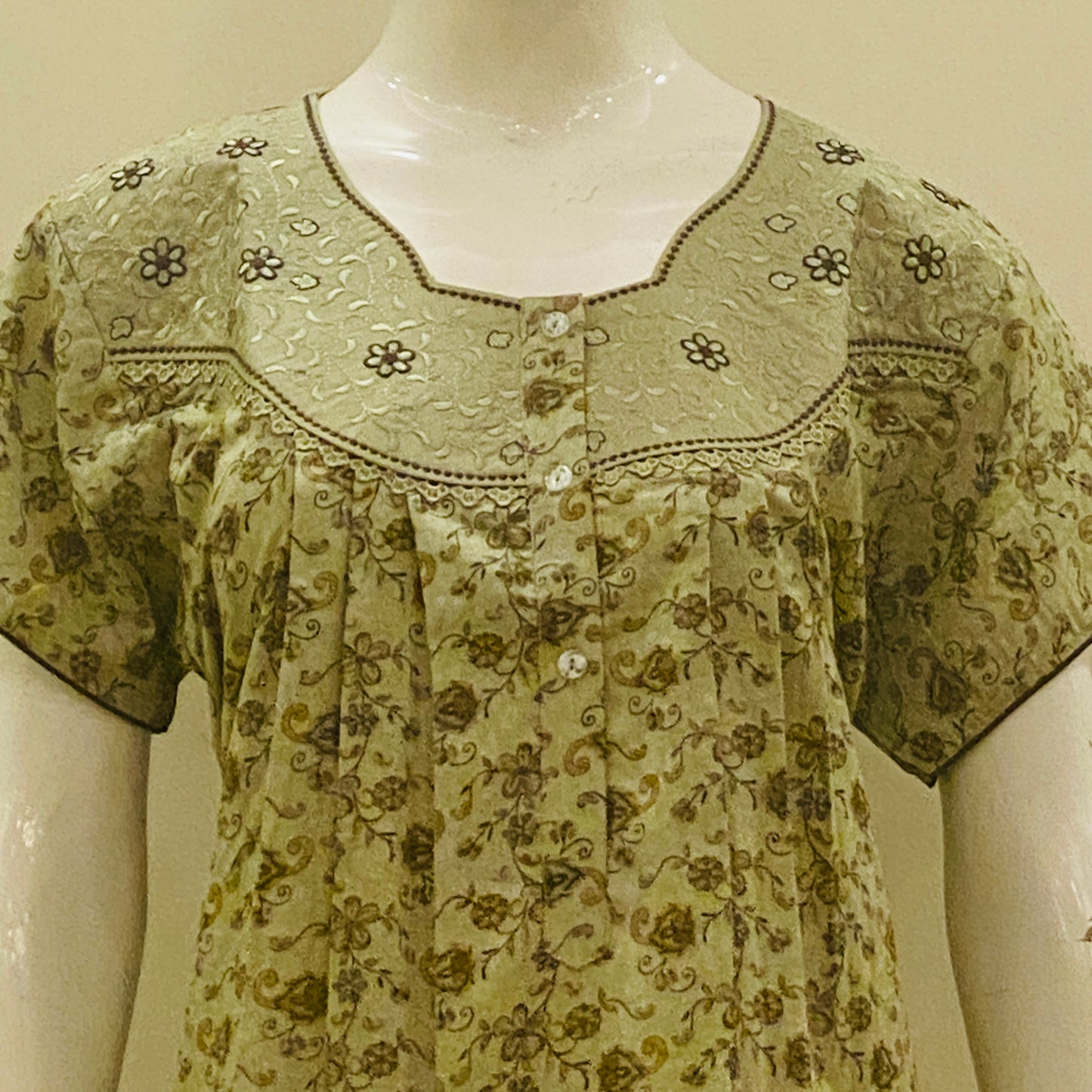 Cotton Yoke Nighty (SKU-17)