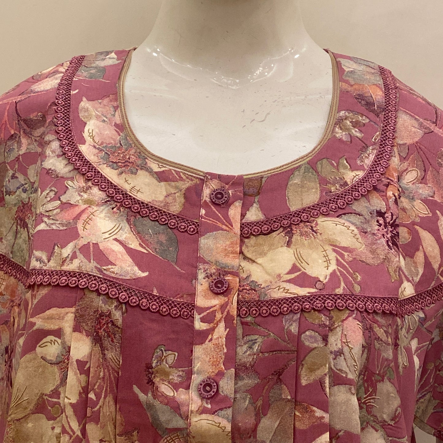 Cotton Yoke Nighty (SKU-432)
