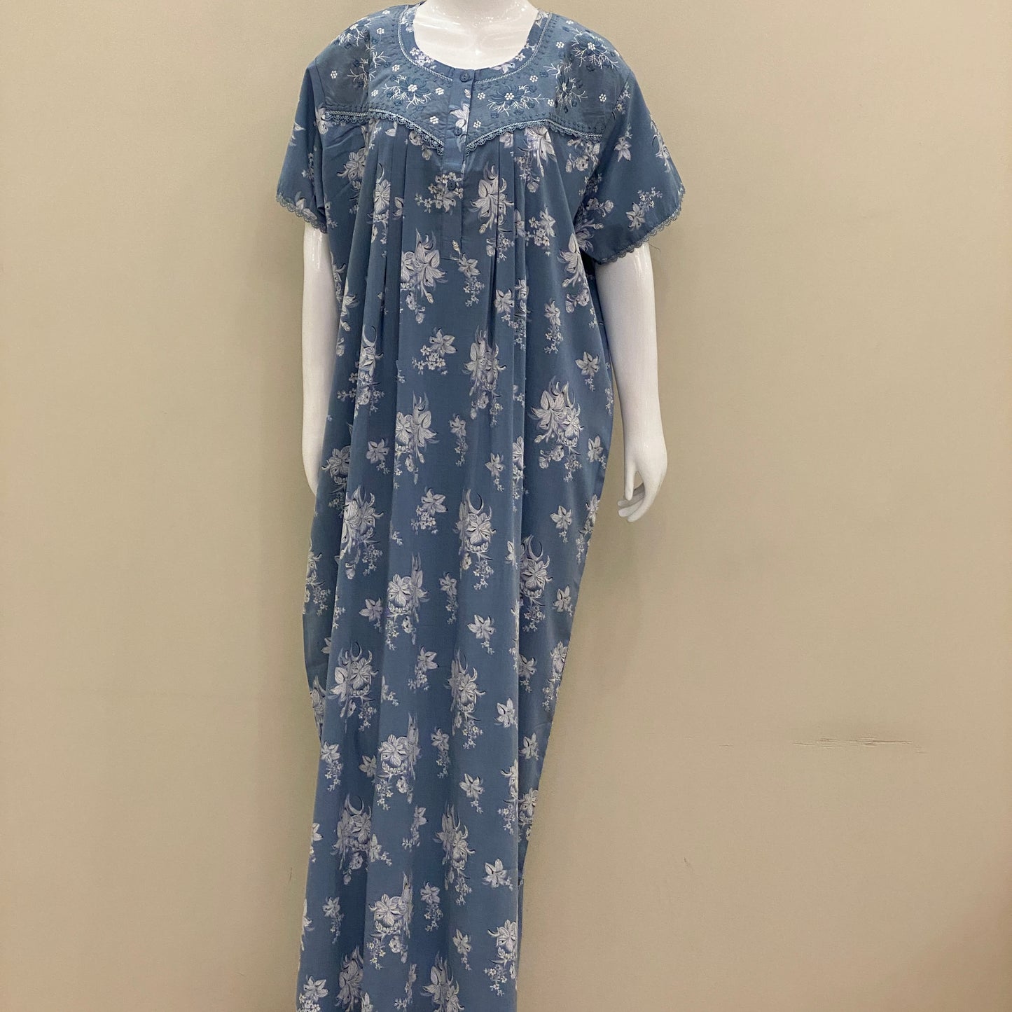 Cotton Yoke Nighty (SKU-CY-30)
