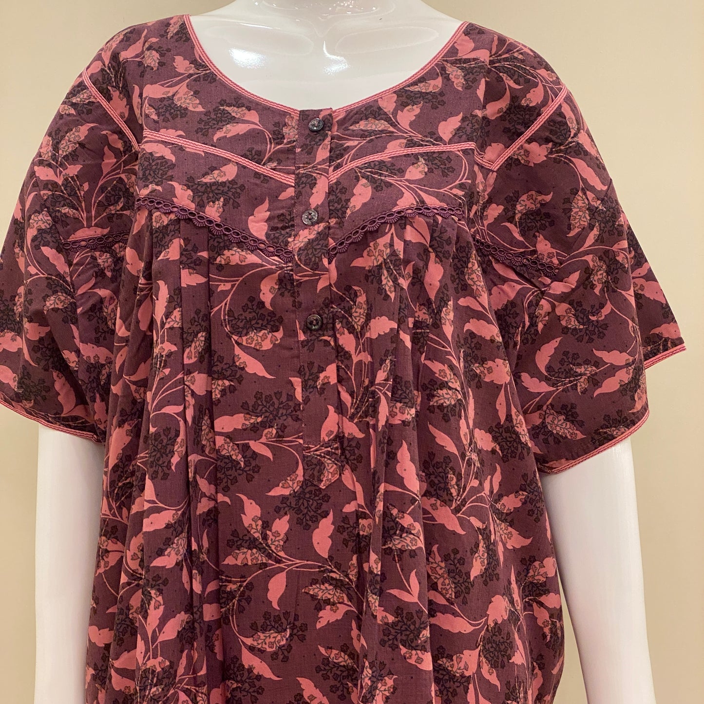 Cotton Yoke Nighty (SKU-CY-52)