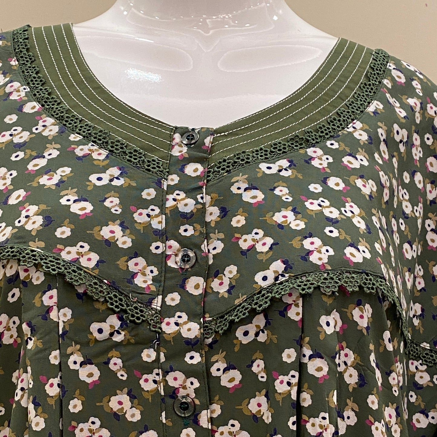 Cotton Yoke Nighty (SKU-606)