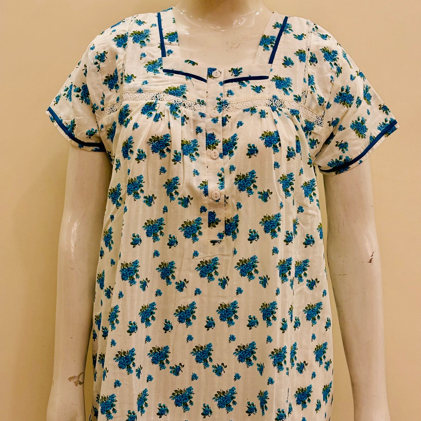 Cotton Yoke Nighty (SKU-133)