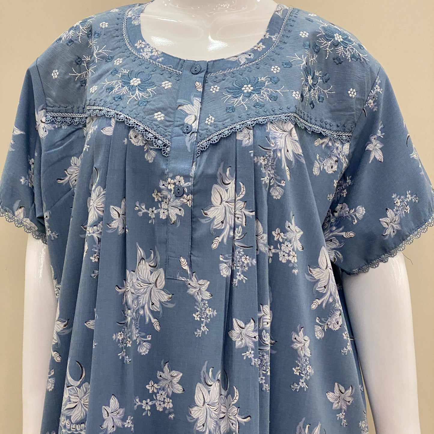 Cotton Yoke Nighty (SKU-CY-30)