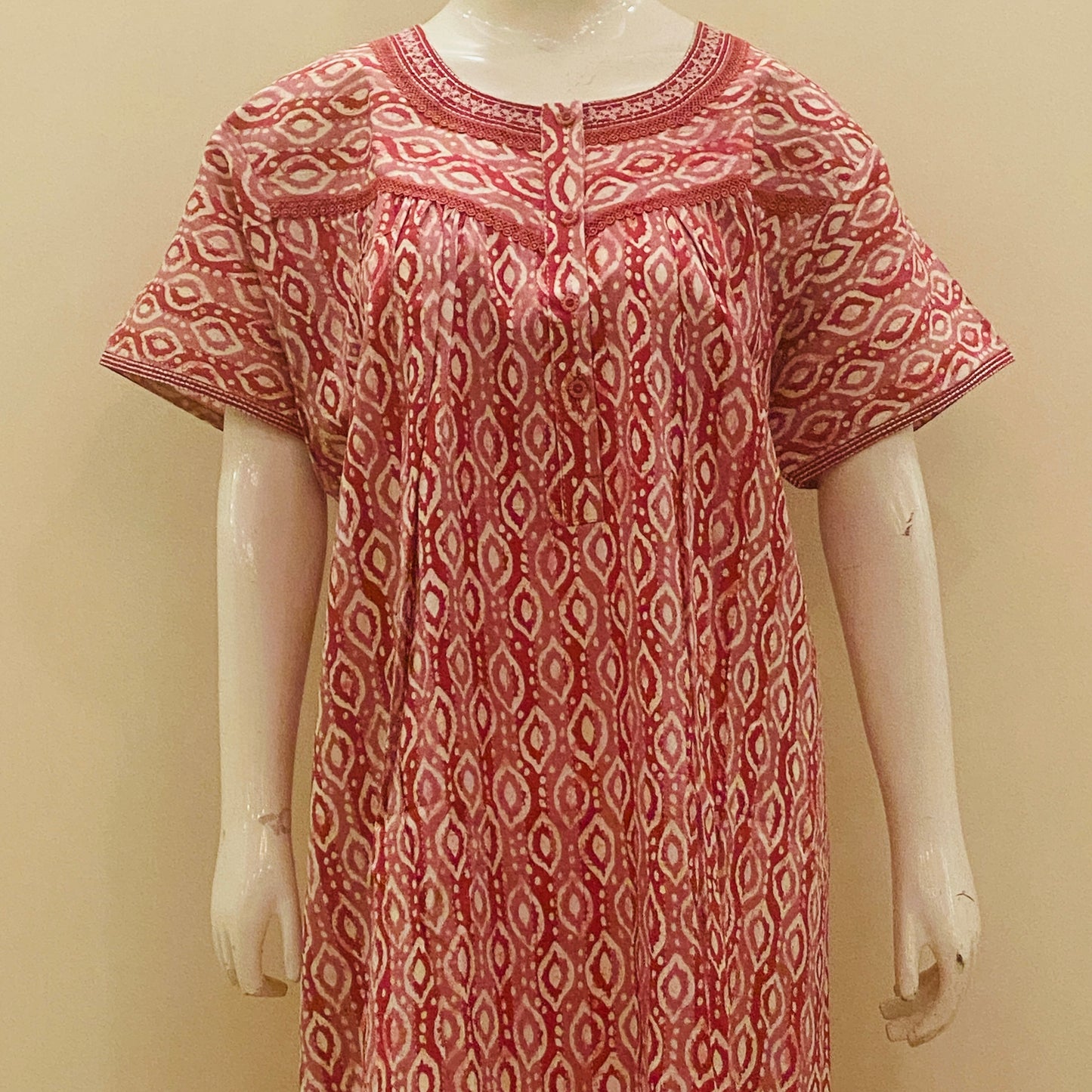 Cotton Yoke Nighty (SKU-40)