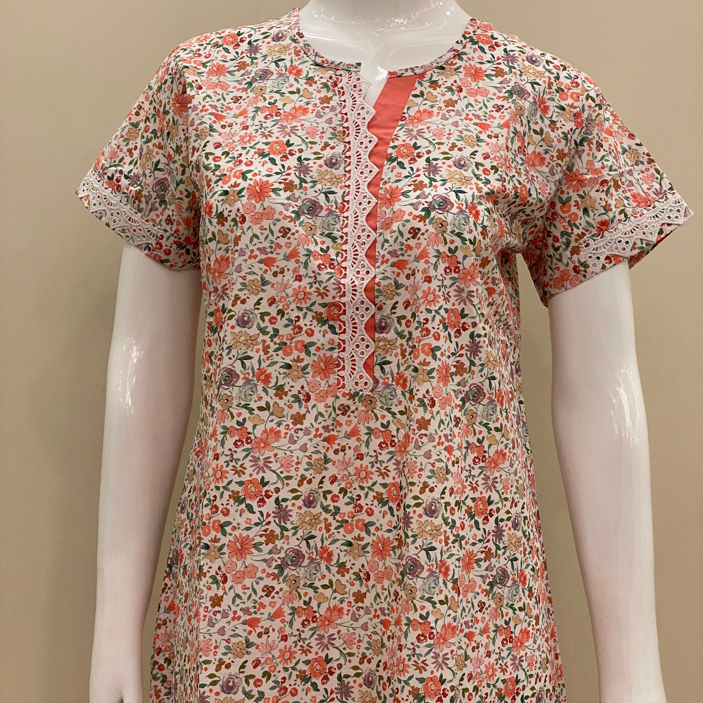 Cotton Straight Nighty (SKU-CA-4)