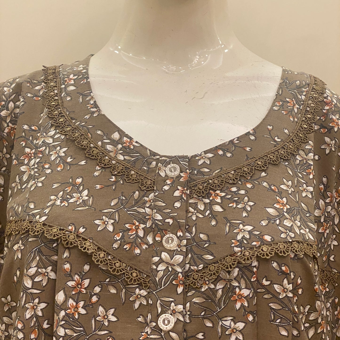 Cotton Yoke Nighty (SKU-451)