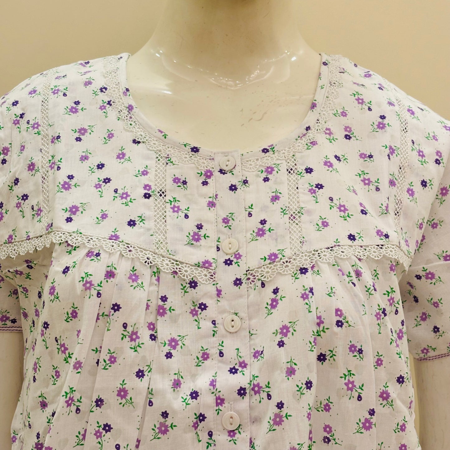 Cotton Yoke Nighty (SKU-162)
