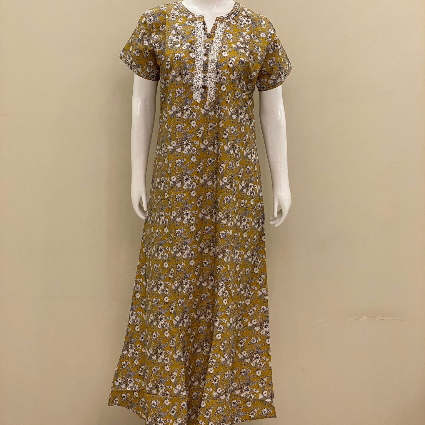 Cotton Straight Nighty (SKU-CA-3)
