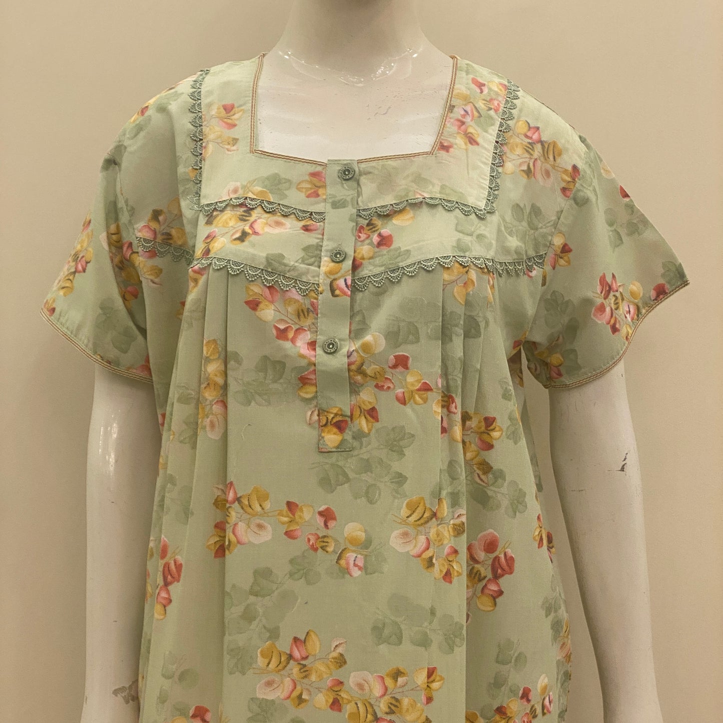 Cotton Yoke Nighty (SKU-452)