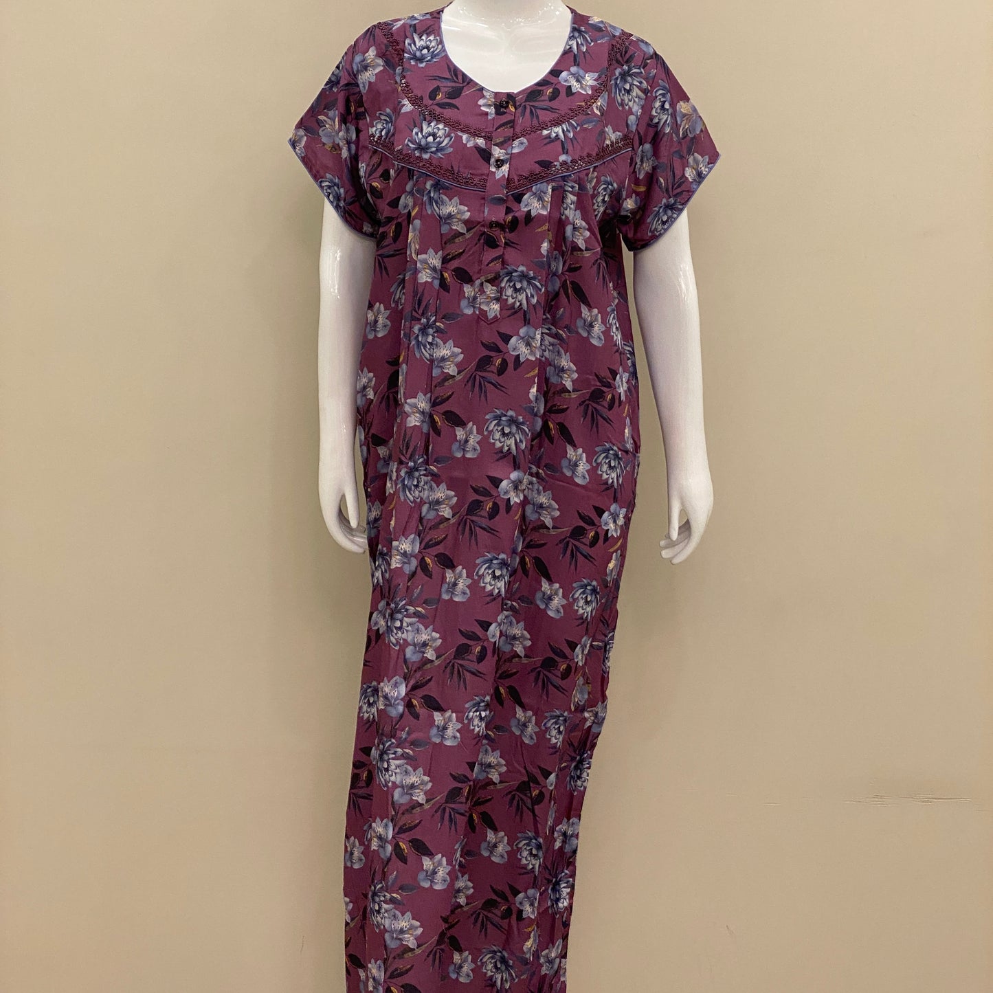 Cotton Yoke Nighty (SKU-CY-64)