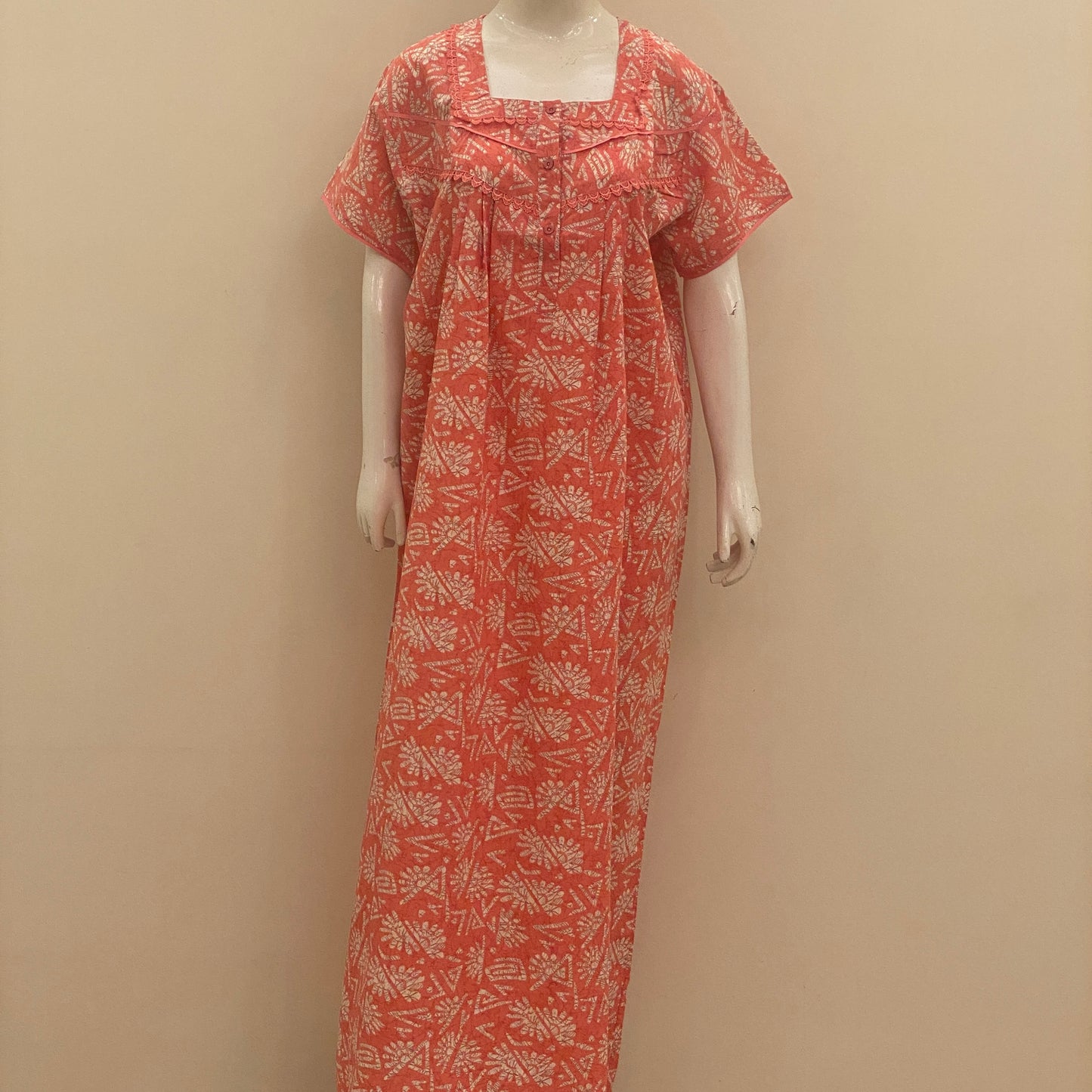 Cotton Yoke Nighty (SKU-458)