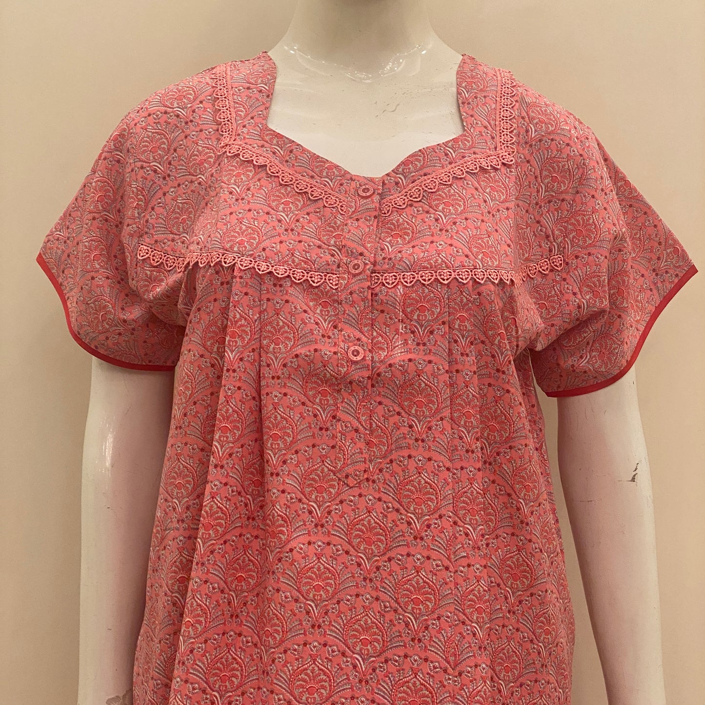 Cotton Yoke Nighty (SKU-450)